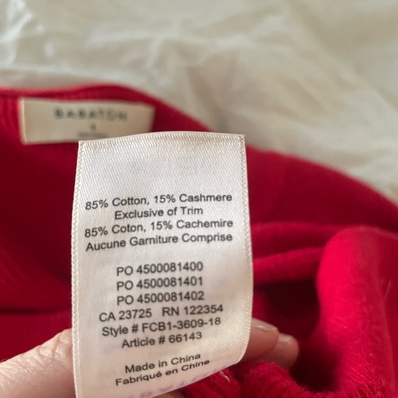 Babaton RED SWEATER - Picture 7 of 7